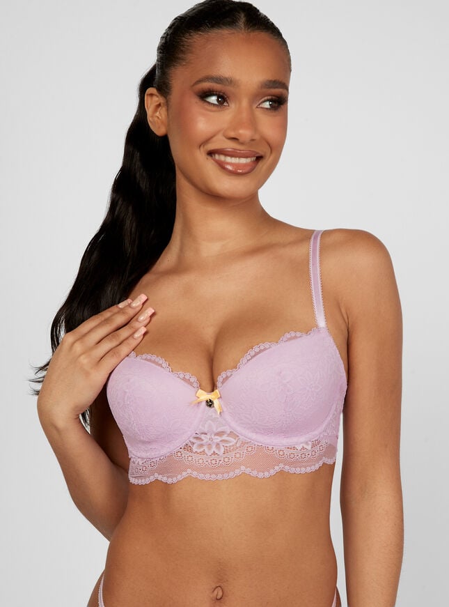boux avenue Faye balconette bra - Lavender