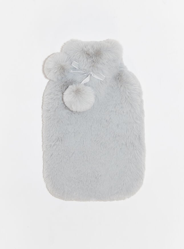 boux avenue Fluffy hot water bottle - Grey