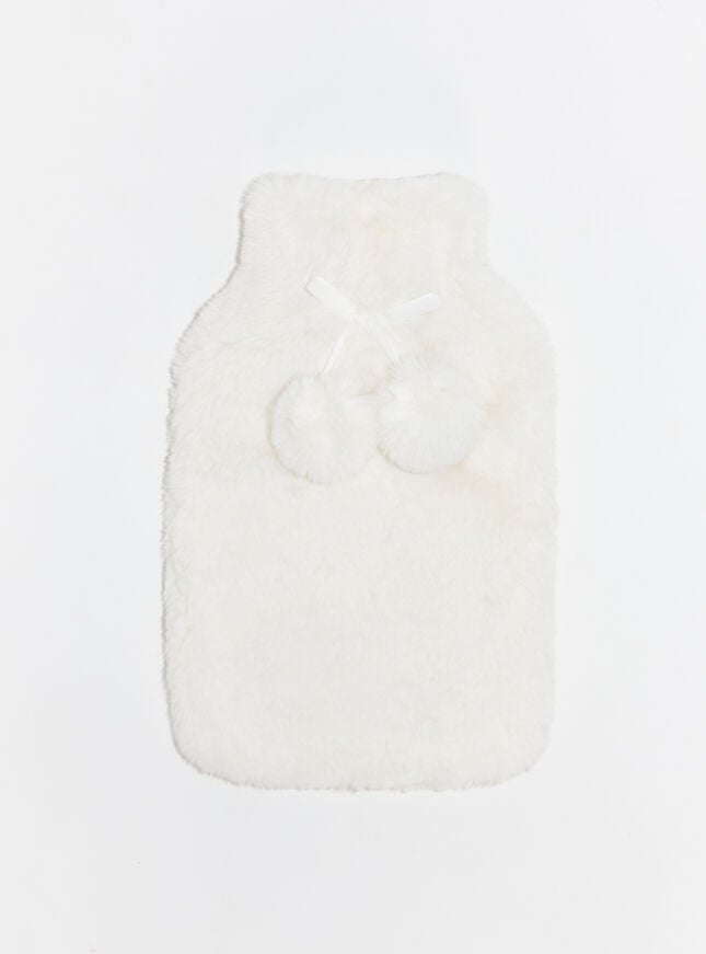 boux avenue Fluffy hot water bottle - Ivory