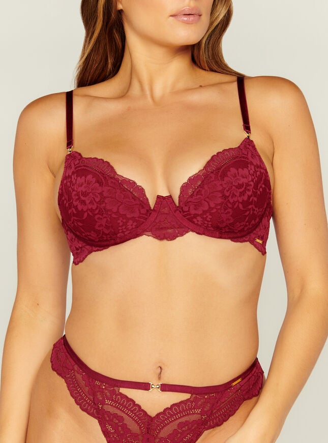 boux avenue Freddie balconette bra - Berry