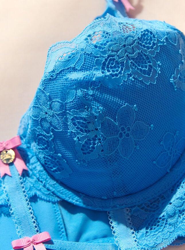 Boux Avenue Georgie Balconette Bra - Blue