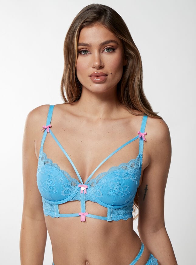 boux avenue Georgie balconette bra - Blue