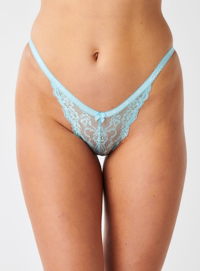 boux avenue Gracey tanga briefs - Aqua
