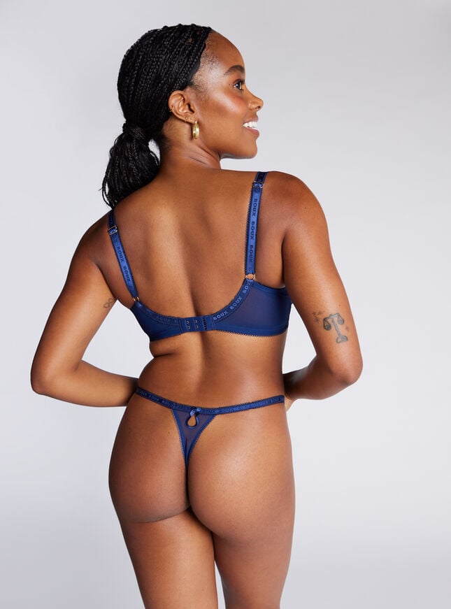 Boux Avenue Gracey Tanga Thong - Navy