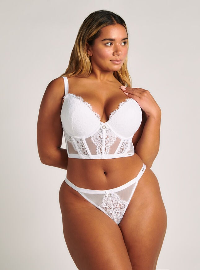 Boux Avenue Harlow Tanga Briefs - White
