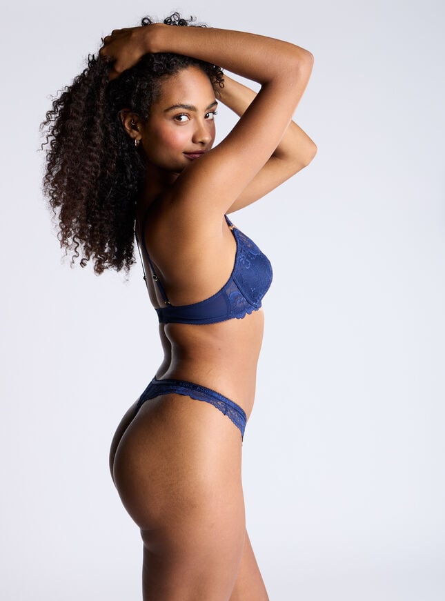 Boux Avenue Harper Thong - Navy