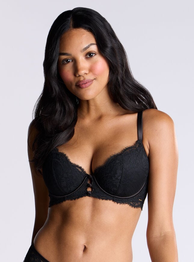 Boux Avenue Harri Balconette Bra - Black Mix
