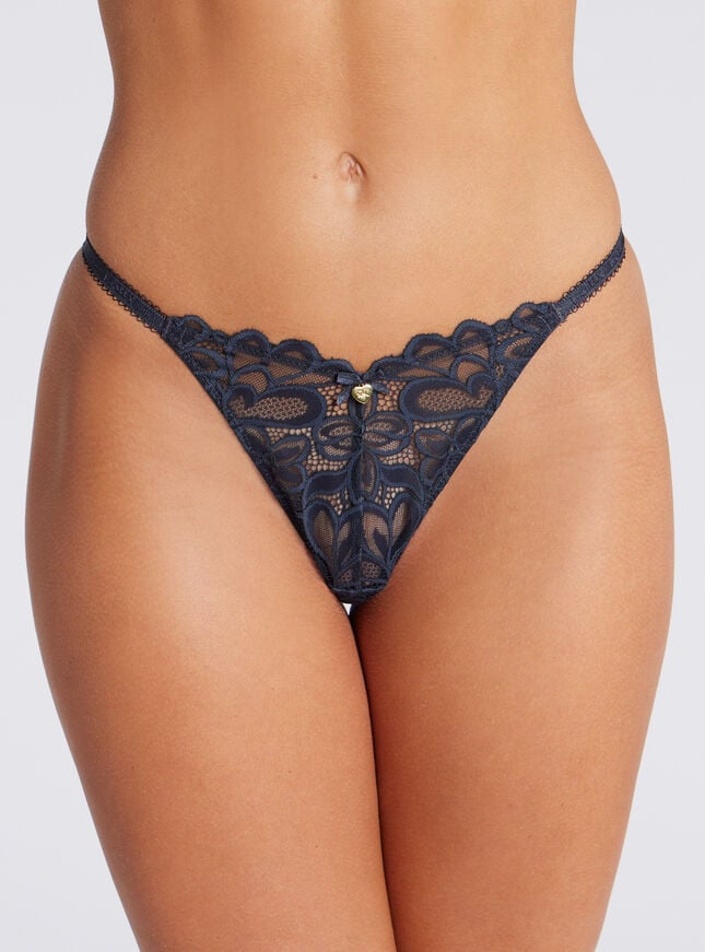 boux avenue Heidi tanga briefs - Grey