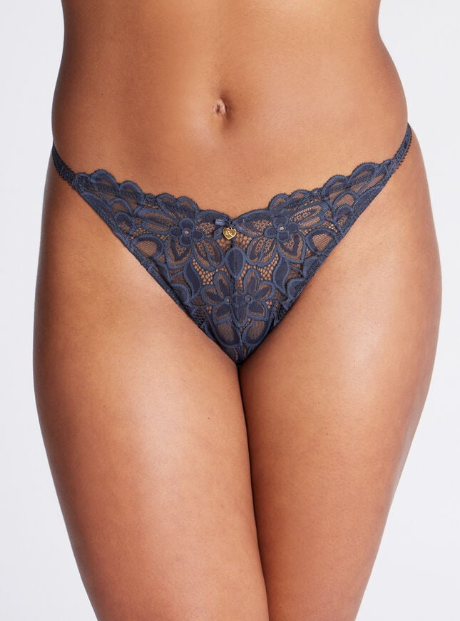 boux avenue Heidi tanga thong - Grey