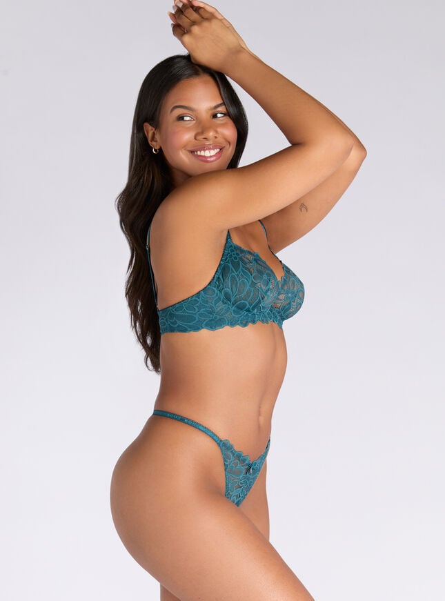Boux Avenue Heidi Tanga Thong - Teal