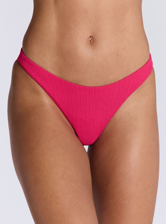 boux avenue Ibiza crinkle bikini bottoms - Hot Pink