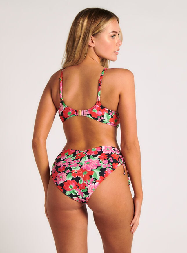 Boux Avenue Ibiza Plunge Bikini Top - Black Mix