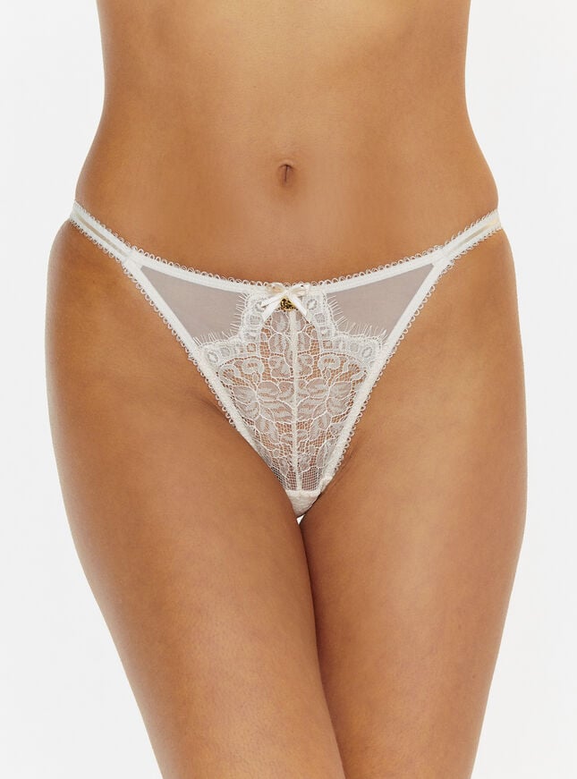 boux avenue Jada tanga briefs - Oyster