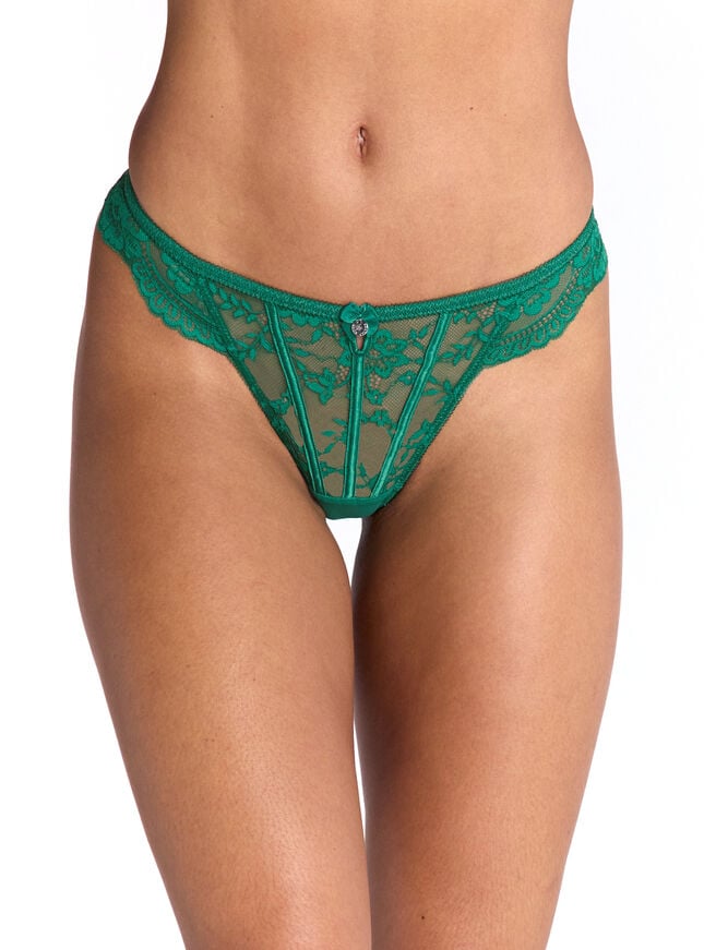 boux avenue Jasmine lace briefs - Green