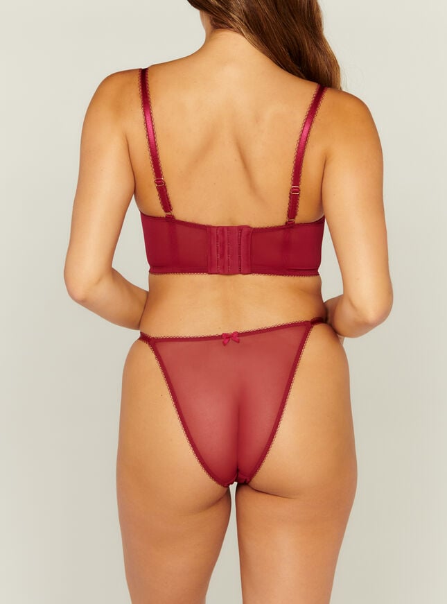 Boux Avenue Jessamy Tanga Briefs - Berry