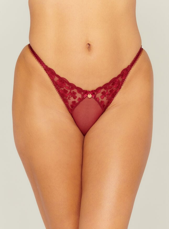 boux avenue Jessamy tanga briefs - Berry