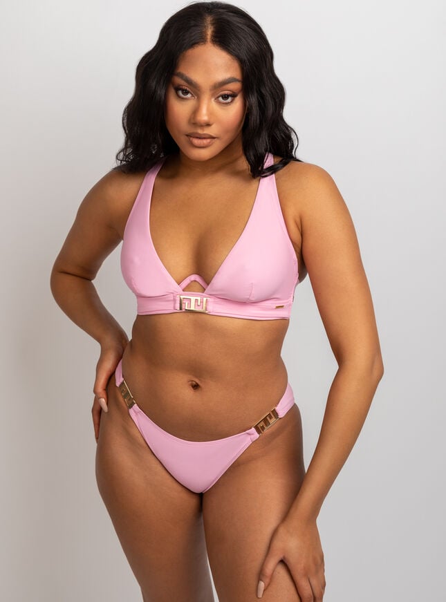 Boux Avenue Kasos Trim Bikini Top - Pink