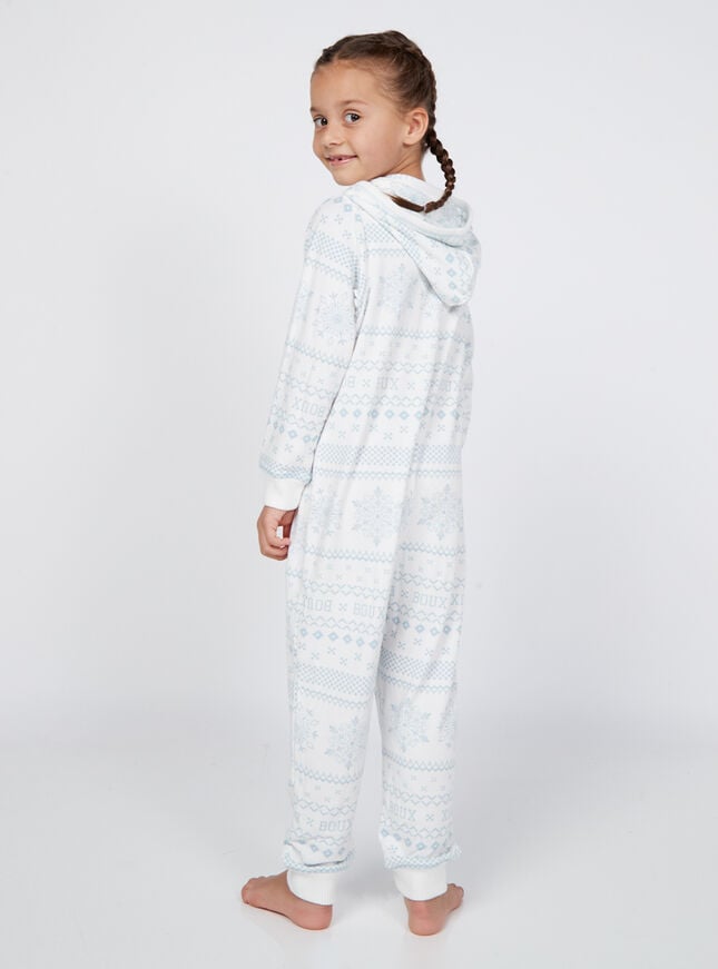 Boux Avenue Kid's Fairisle Onesie - Ivory Mix