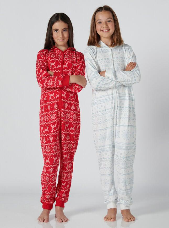 Boux Avenue Kid's Fairisle Onesie - Ivory Mix