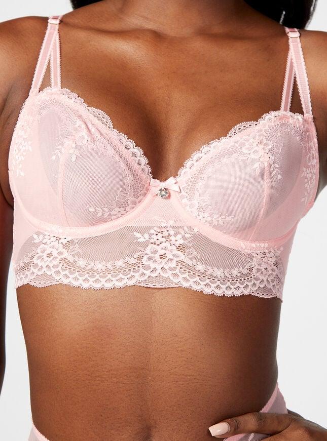 boux avenue Lauryl longline bra - Coral