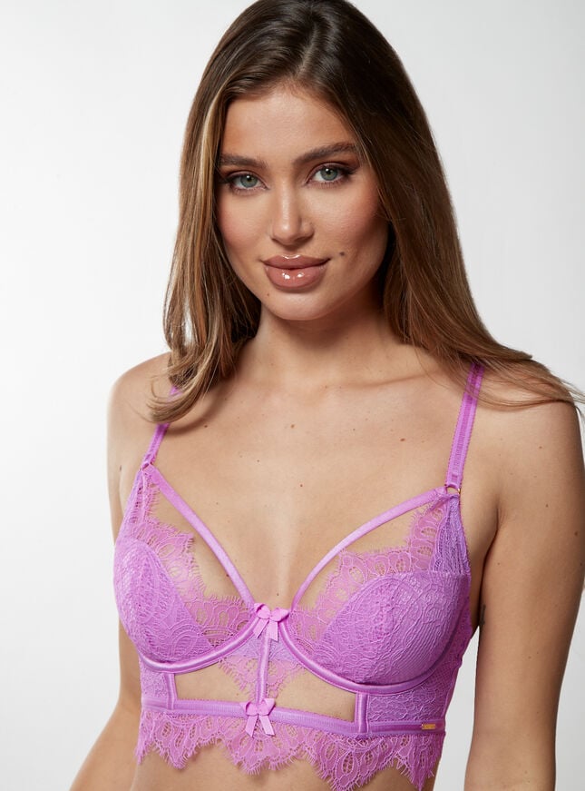 Boux Avenue Lexey Balconette Bra - Violet