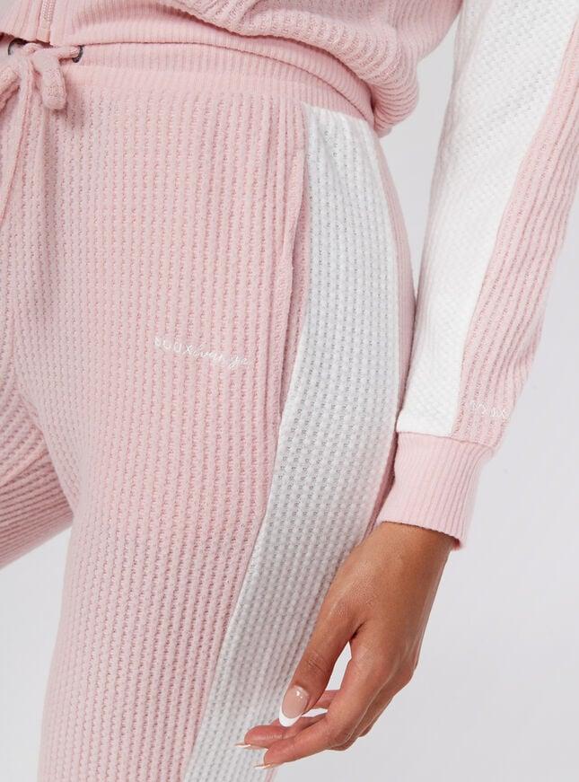 Boux Avenue Lillie Waffle Jogger - Pink Mix