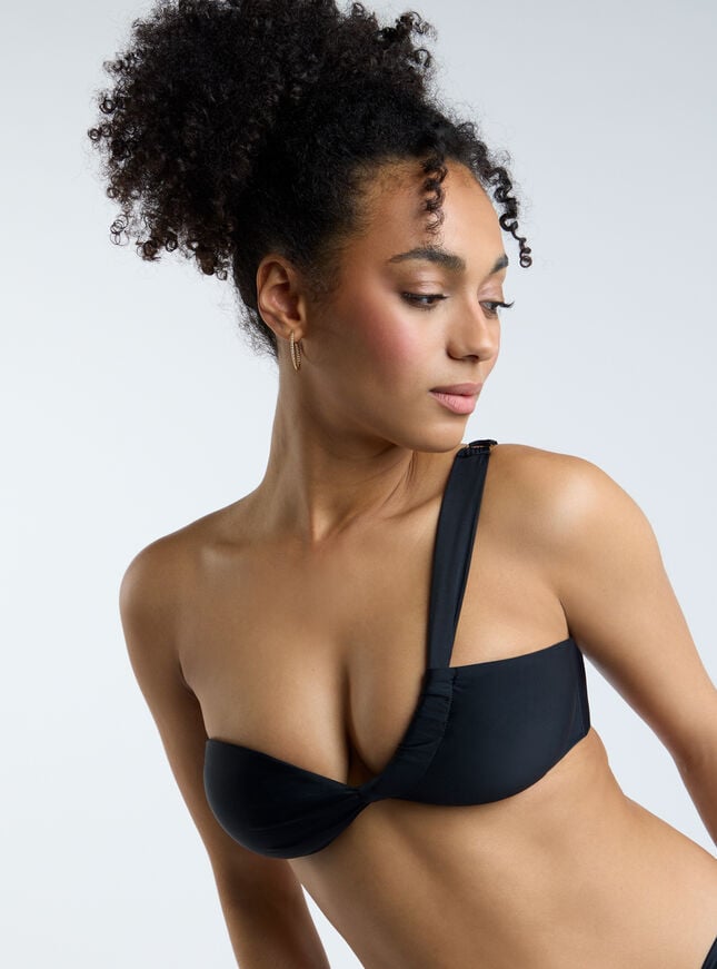 boux avenue Lima bandeau bikini top - Black