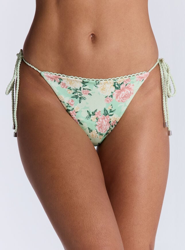 boux avenue Lucca floral bikini bottoms - Green Mix