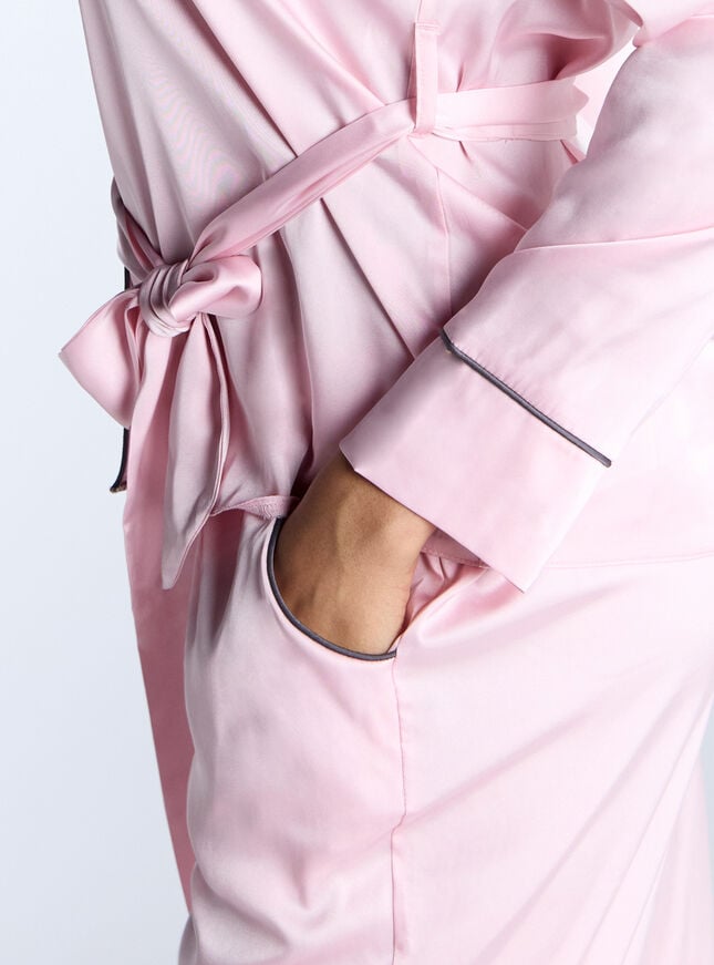 Boux Avenue Luxe Satin Pyjama Trousers - Light Pink