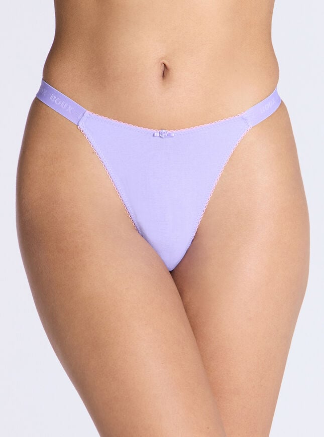 boux avenue Lydia high leg thong - Lilac