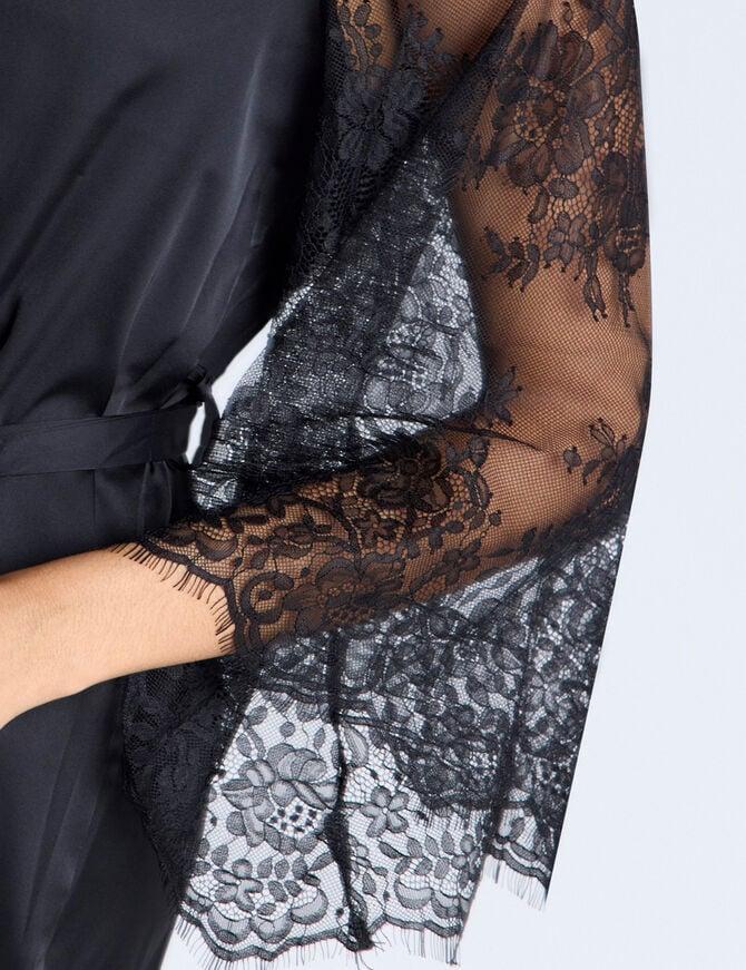 Boux Avenue Mariella Short Robe - Black