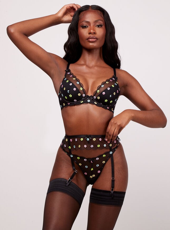 Boux Avenue Meghan Suspender - Black Mix