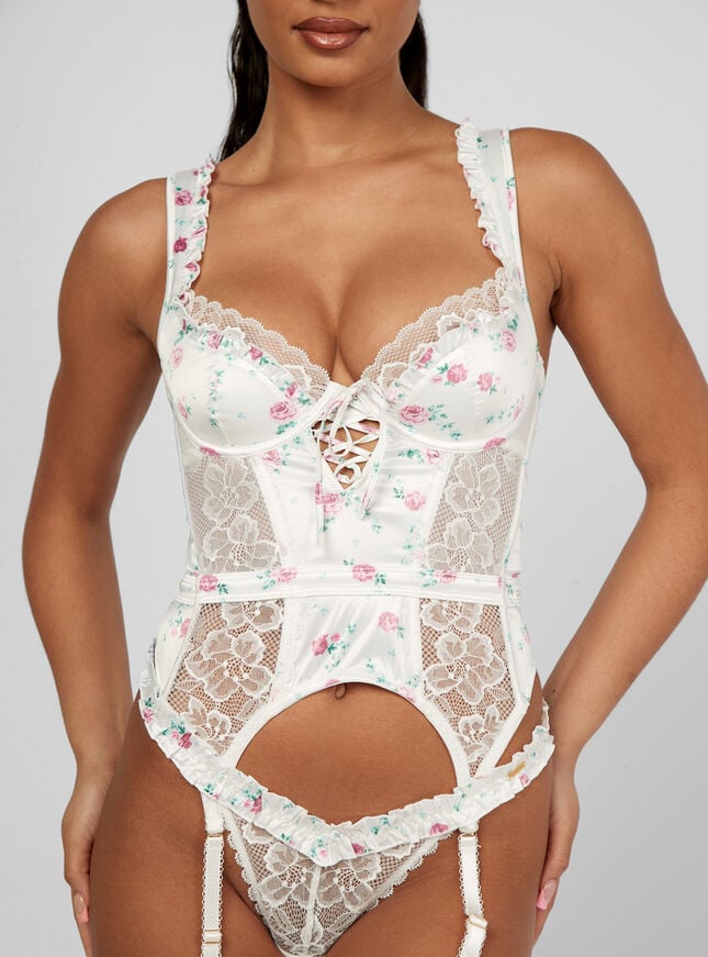 Boux Avenue Merylin Basque - White Mix