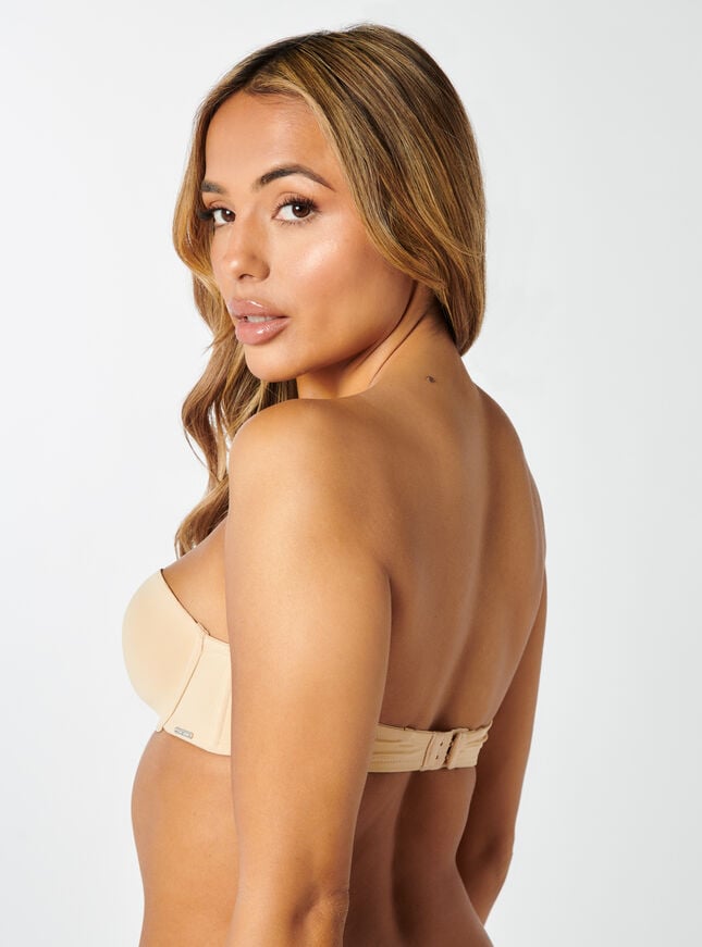 Boux Avenue Microfibre Strapless Bra - Nude