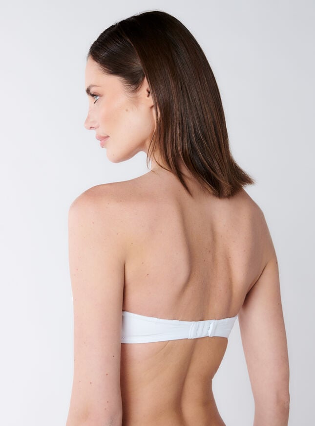 Boux Avenue Microfibre Strapless Bra - White