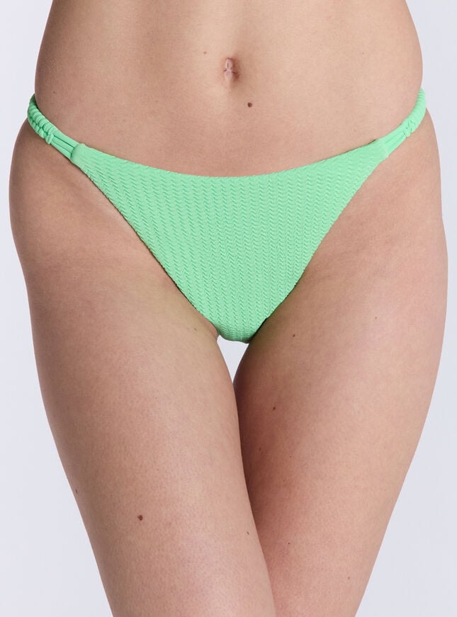 boux avenue Mirano textured bikini bottoms - Green