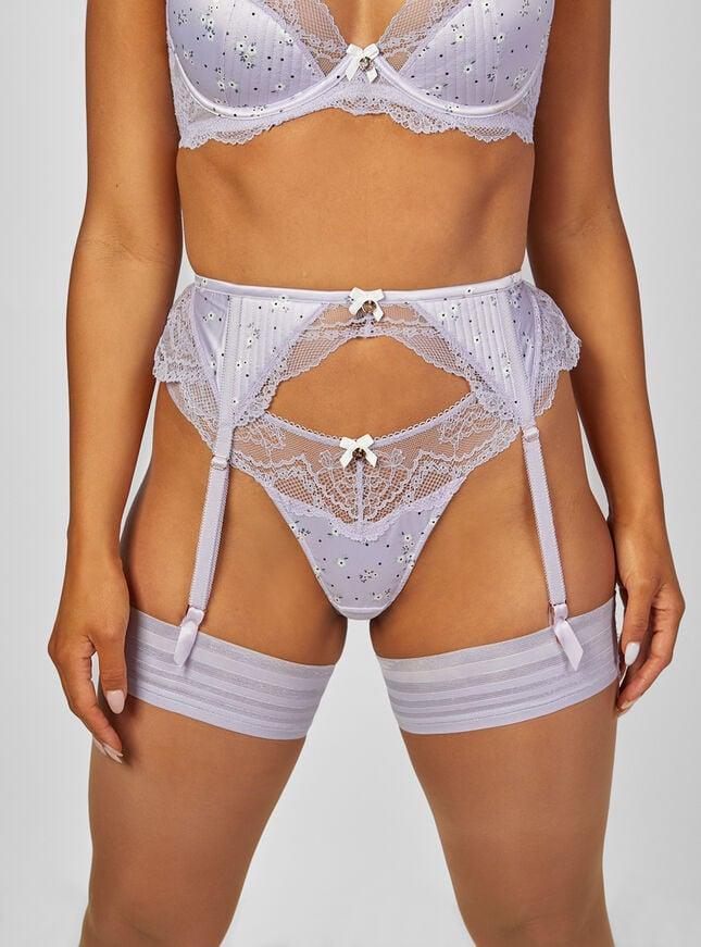 Boux Avenue Nelia Suspender - Lavender Mix