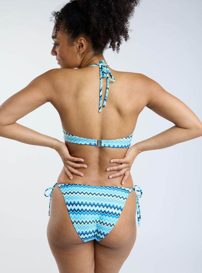 Boux Avenue Nissi Bandeau Bikini Top - Blue Mix
