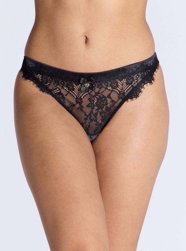 boux avenue Passion lace briefs - Black