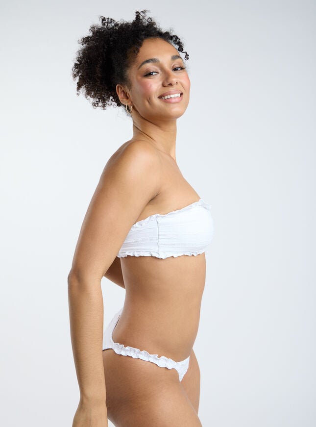 Boux Avenue Paxos Brazilian Bikini Bottoms - White