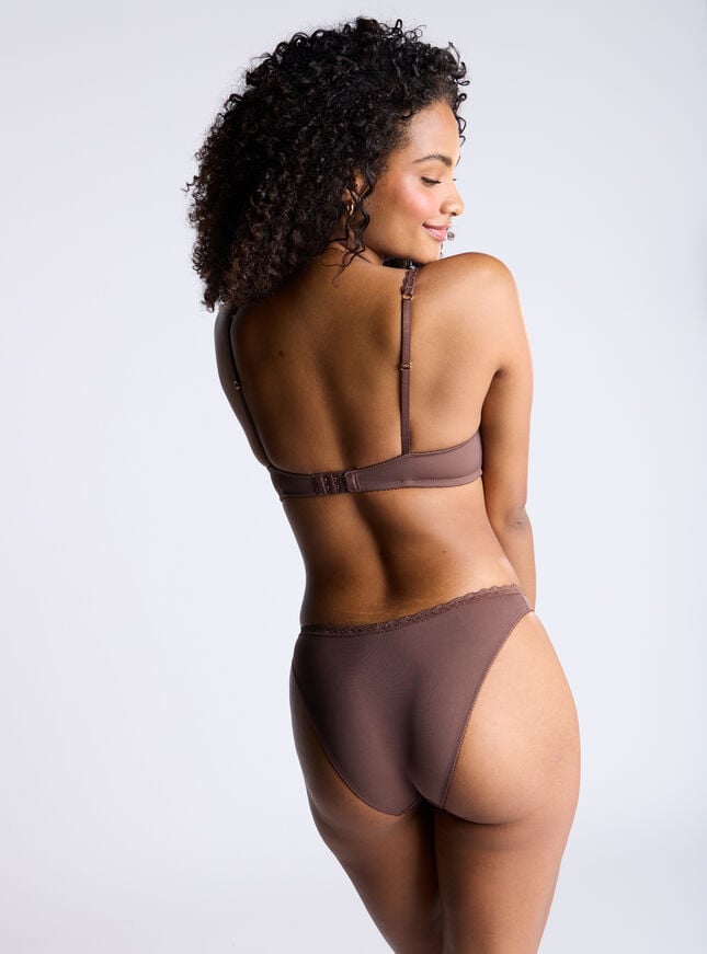 Boux Avenue Petra Microfibre Briefs - Brown Mix