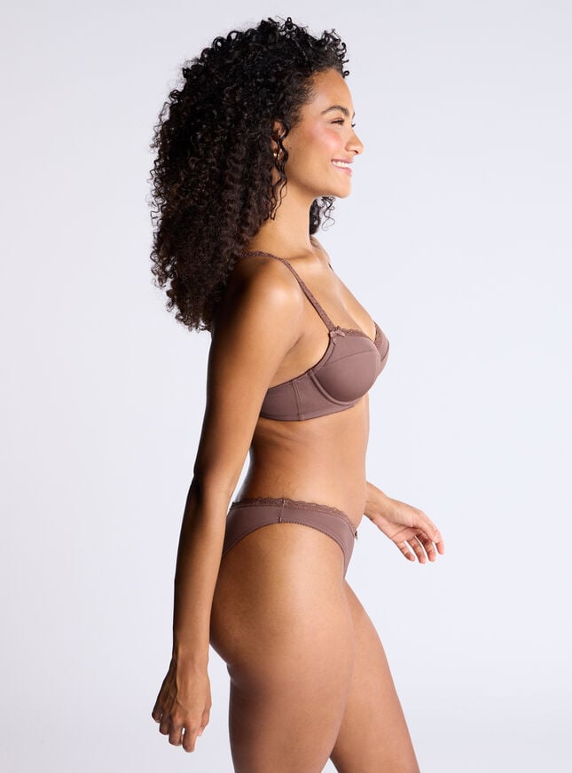 Boux Avenue Petra Microfibre Briefs - Brown Mix