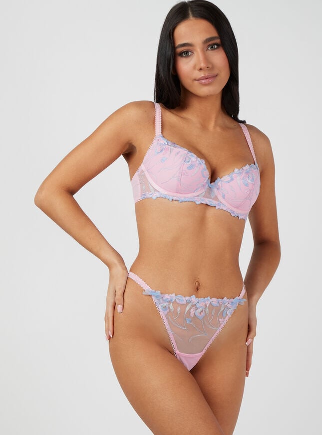Boux Avenue Pheobe Balconette Bra - Pink Mix
