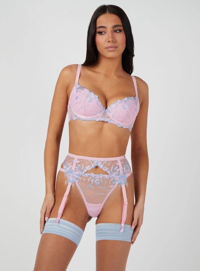 boux avenue Pheobe suspenders - Pink Mix