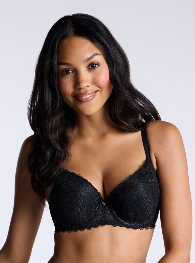 boux avenue Piper balconette bra - Black