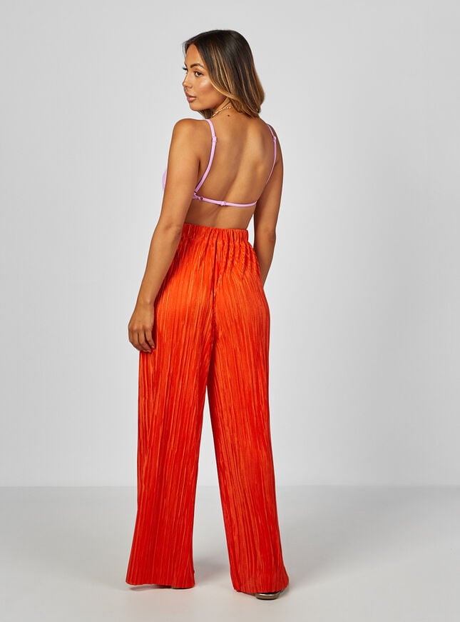 Boux Avenue Plisse Beach Trousers - Orange