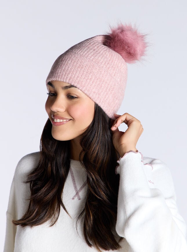 boux avenue Pom pom hat - Pink
