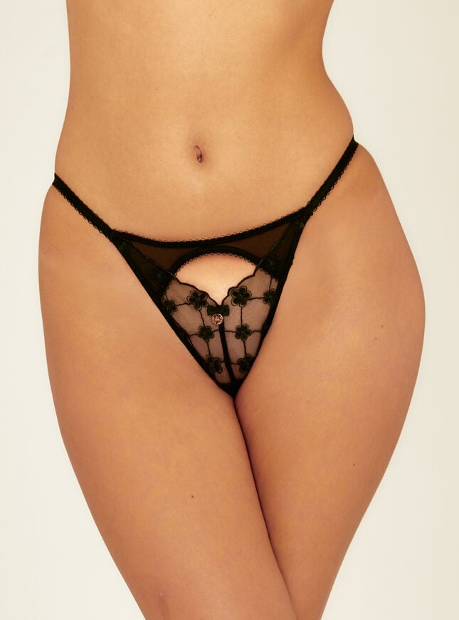 boux avenue Regan tanga briefs - Black