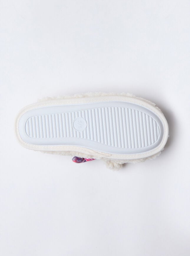 Boux Avenue Reindeer Mule Slippers - Ivory