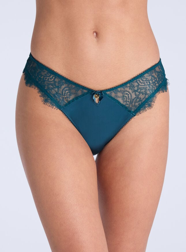 boux avenue Rylee satin briefs - Teal